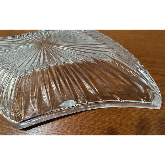 Shannon Ireland Lead Crystal Rectangular Gathering Dish 17.5 X 10.5 New - Picture 4 of 6